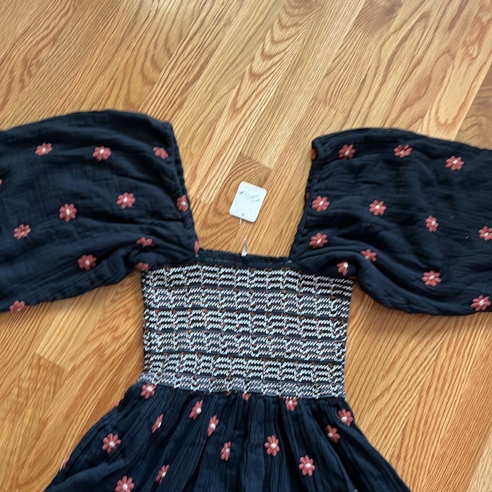 Free People Dahlia Embroidered Maxi Dress Size XS NWT - Picture 14 of 15